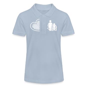 Nursing Aide Heartbeat - Stanley/Stella Teen Organic Polo Shirt MINI SPRINTER - red - Front