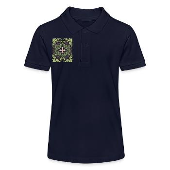Croix de Jésus, Croix de Jésus-Christ, Croix vintage - Polo bio MINI SPRINTER Stanley/Stella Ado - bleu marine - Devant