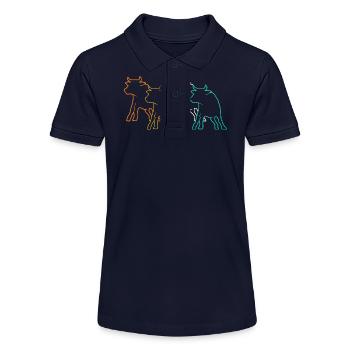 Bovins de buffle Bœufs - Polo bio MINI SPRINTER Stanley/Stella Ado - bleu marine - Devant