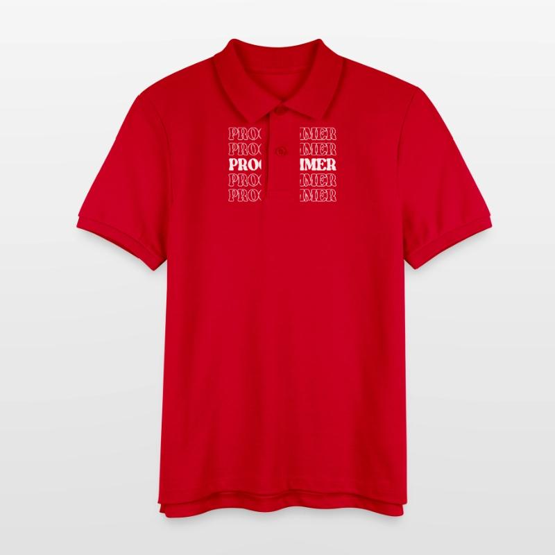 Programmierer, Programmierer, Entwickler, Programmierer, Software-Ingenieur Stanley/Stella Teenager Bio-Poloshirt MINI SPRINTER