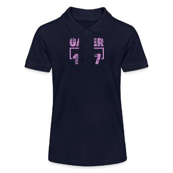 Typing 1987 - Stanley/Stella Teen Organic Polo Shirt MINI SPRINTER - navy - Front