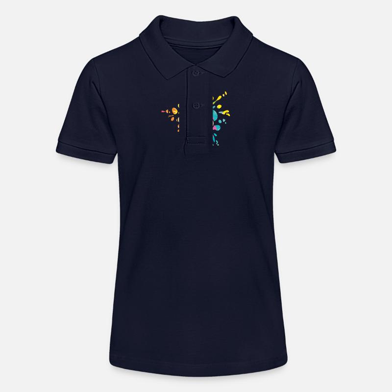 Federball Badminton - Polo bio MINI SPRINTER Stanley/Stella Ado - bleu marine