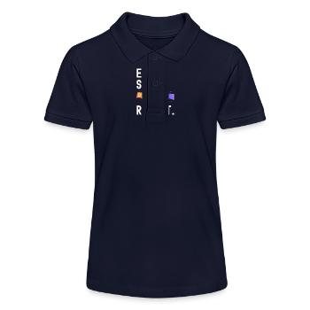 Manger Dormir Amour Répéter Lesbienne Fierté Drôle - Polo bio MINI SPRINTER Stanley/Stella Ado - bleu marine - Devant