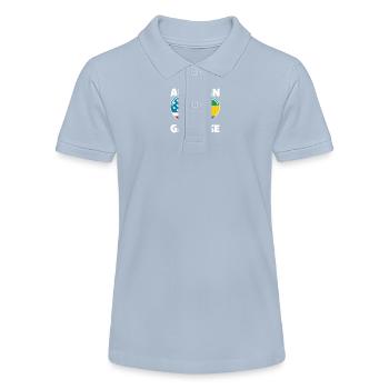 Gabonese Roots and Gabon American Flag - Stanley/Stella Teen Organic Polo Shirt MINI SPRINTER - red - Front