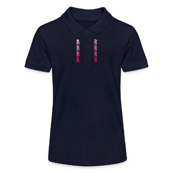 Meyer Familienname Team Retro Geschenkidee - Stanley/Stella Teenager Bio-Poloshirt MINI SPRINTER - Navy - Vorne