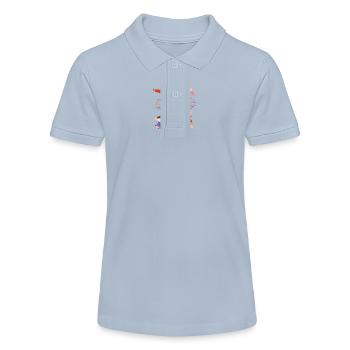 Sommercamp für Kinder - Stanley/Stella Teenager Bio-Poloshirt MINI SPRINTER - Rot - Vorne