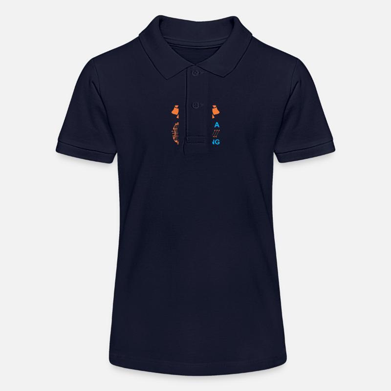 Bogenschießen Bogenschütze - Stanley/Stella Teenager Bio-Poloshirt MINI SPRINTER - Navy