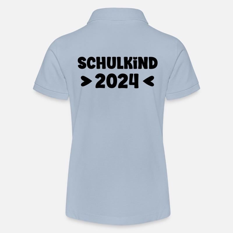 Schulkind 2024 - Stanley/Stella Teenager Bio-Poloshirt MINI SPRINTER - sky Blue