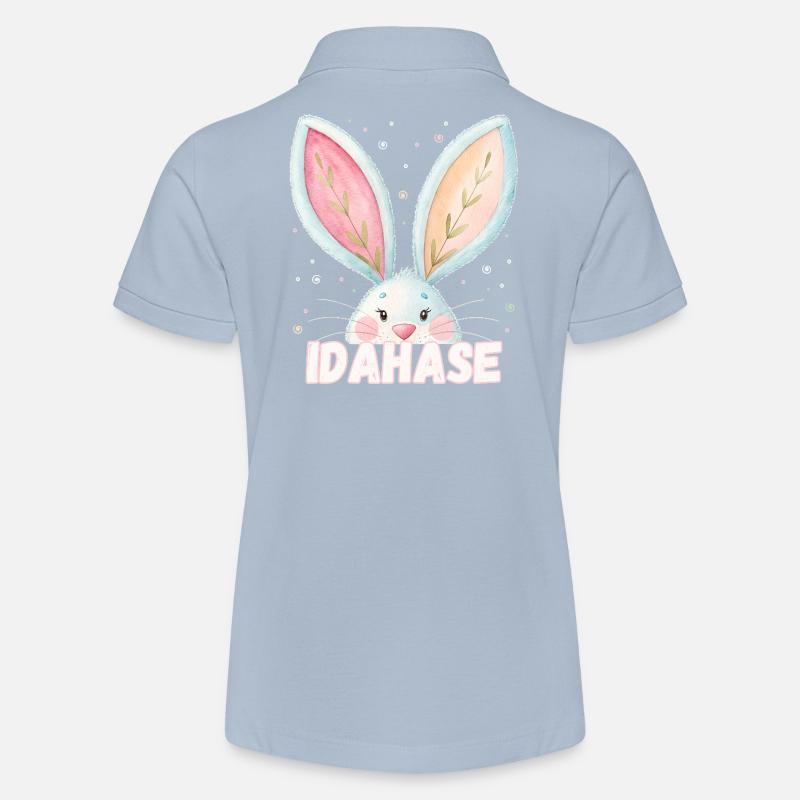 Nom Ida Hase Idahase Nom d’animal - Polo bio MINI SPRINTER Stanley/Stella Ado - bleu ciel