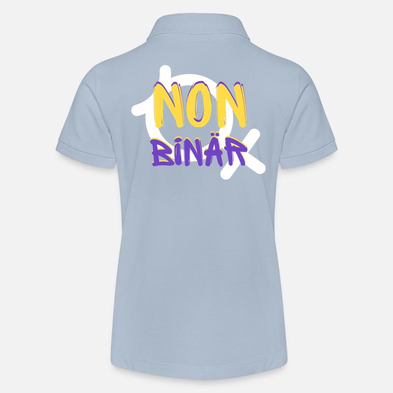 Identité NON BINAIRE - Polo bio MINI SPRINTER Stanley/Stella Ado - bleu ciel