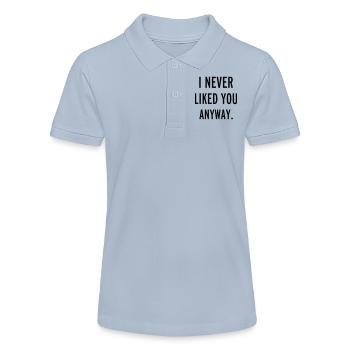 Never Liked You - Polo bio MINI SPRINTER Stanley/Stella Ado - bleu ciel - Devant