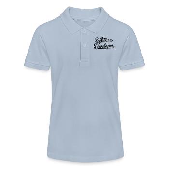 Software Developer - Stanley/Stella Teenager Bio-Poloshirt MINI SPRINTER - sky Blue - Vorne
