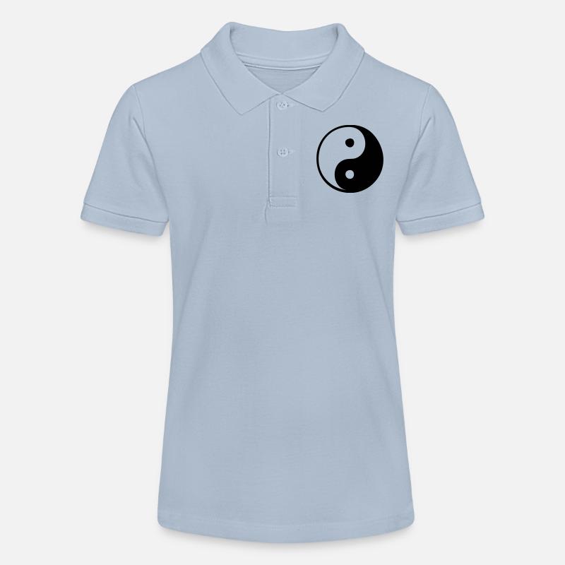 Ying Yang - Polo bio MINI SPRINTER Stanley/Stella Ado - bleu ciel