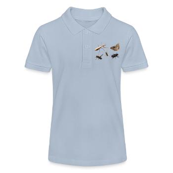 Insectes - Polo bio MINI SPRINTER Stanley/Stella Ado - bleu ciel - Devant