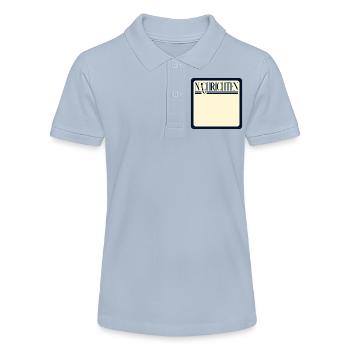 NACHRICHTEN SELBST GESTALTEN - Stanley/Stella Teenager Bio-Poloshirt MINI SPRINTER - sky Blue - Vorne