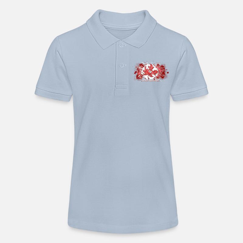 Canada Amour - Polo bio MINI SPRINTER Stanley/Stella Ado - bleu ciel