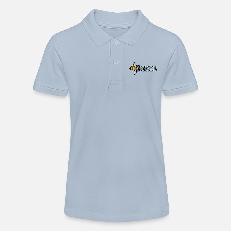 BEE COOL (horizontal) - Polo bio MINI SPRINTER Stanley/Stella Ado - bleu ciel