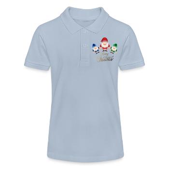 Gnomentrio Magie de Noël - Polo bio MINI SPRINTER Stanley/Stella Ado - bleu ciel - Devant