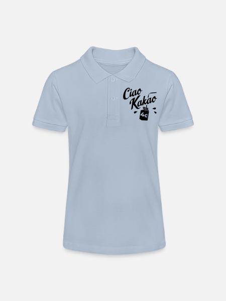 Graduating class 4c - Stanley/Stella Teen Organic Polo Shirt MINI SPRINTER - sky blue