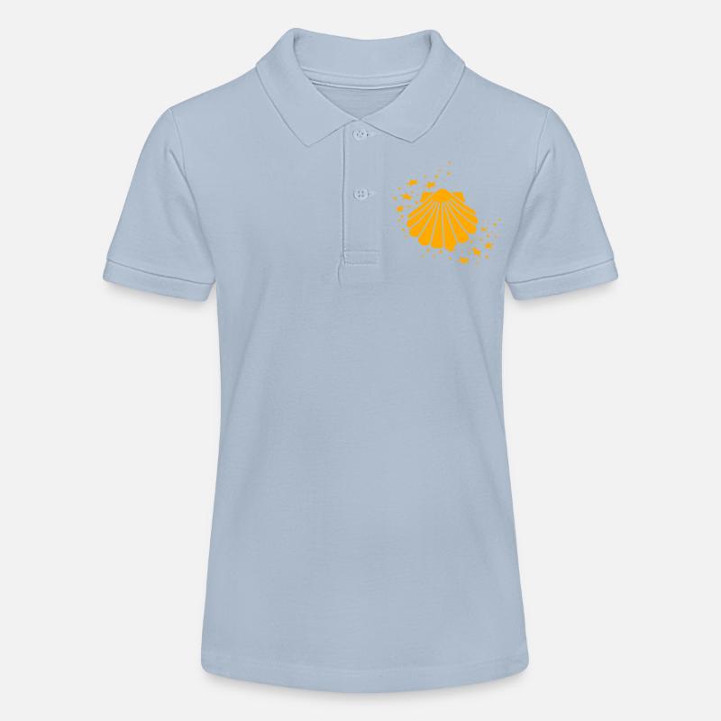 Le Chemin de Saint Jacques - Polo bio MINI SPRINTER Stanley/Stella Ado - bleu ciel