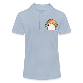 Un champignon hétéroclite marque la pierre - Polo bio MINI SPRINTER Stanley/Stella Ado - bleu ciel - Devant