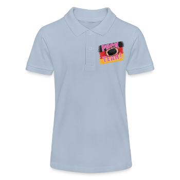 Puck Yeah – Eishockey T-Shirt - Stanley/Stella Teen Organic Polo Shirt MINI SPRINTER - sky blue - Front