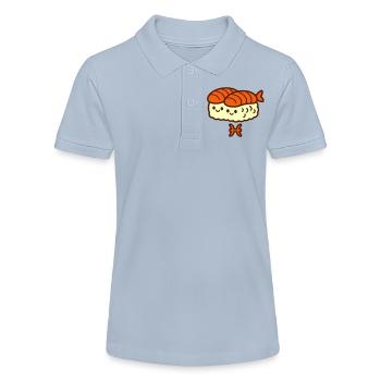 Pisces Zodiac Foodie - Stanley/Stella Teen Organic Polo Shirt MINI SPRINTER - sky blue - Front