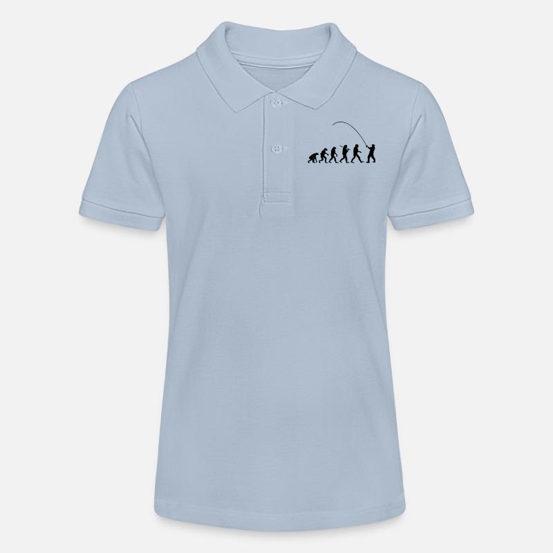 Evolution pecheur - Polo bio MINI SPRINTER Stanley/Stella Ado - bleu ciel