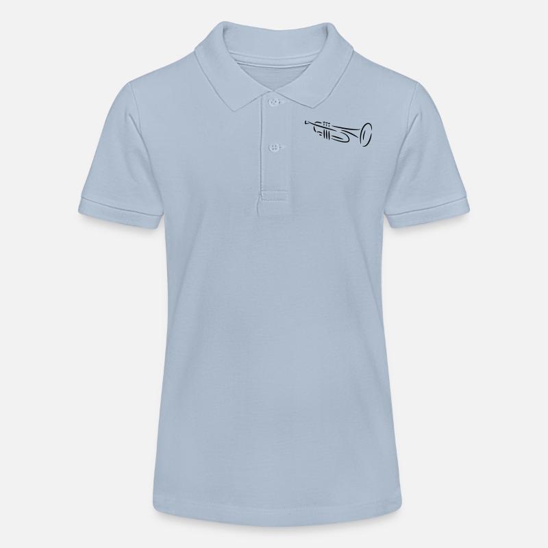 Trompette - Polo bio MINI SPRINTER Stanley/Stella Ado - bleu ciel