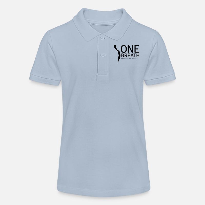 One Breath (custom color) - Polo bio MINI SPRINTER Stanley/Stella Ado - bleu ciel