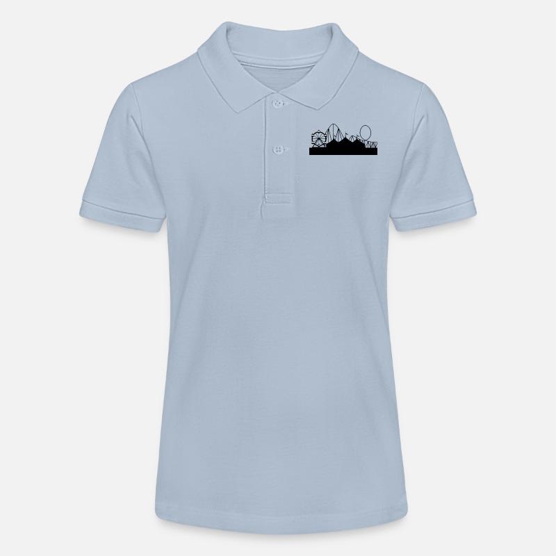 fête foraine - Polo bio MINI SPRINTER Stanley/Stella Ado - bleu ciel