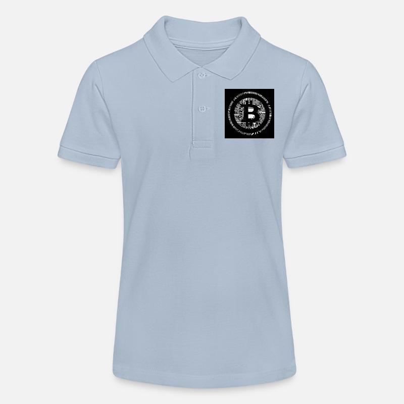 Le Bitcoin Bitcoin - Polo bio MINI SPRINTER Stanley/Stella Ado - bleu ciel