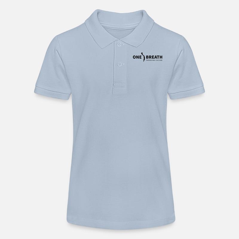 One Breath – Freediving Apnée - Polo bio MINI SPRINTER Stanley/Stella Ado - bleu ciel