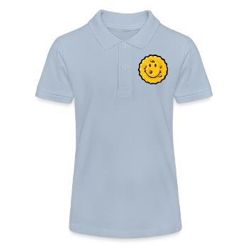 Smiley Chocklate Chip Biscuit - Polo bio MINI SPRINTER Stanley/Stella Ado - bleu ciel - Devant