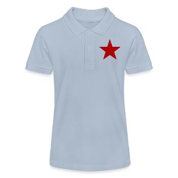 Étoile rouge - Polo bio MINI SPRINTER Stanley/Stella Ado - bleu ciel - Devant