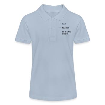 Kaffee - Stanley/Stella Teenager Bio-Poloshirt MINI SPRINTER - sky Blue - Vorne