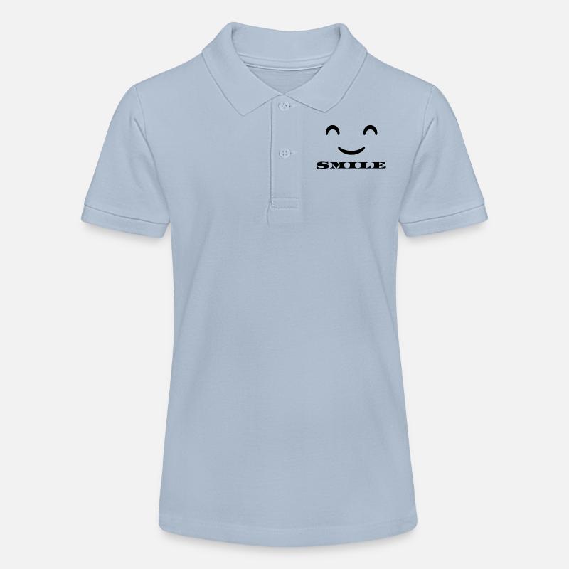 Sourire - Polo bio MINI SPRINTER Stanley/Stella Ado - bleu ciel