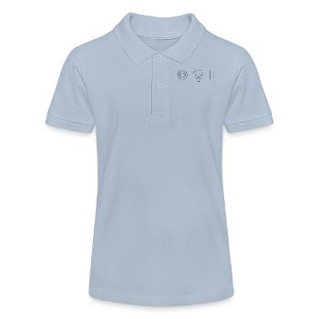 TRUTH black - Stanley/Stella Teen Organic Polo Shirt MINI SPRINTER - sky blue - Front