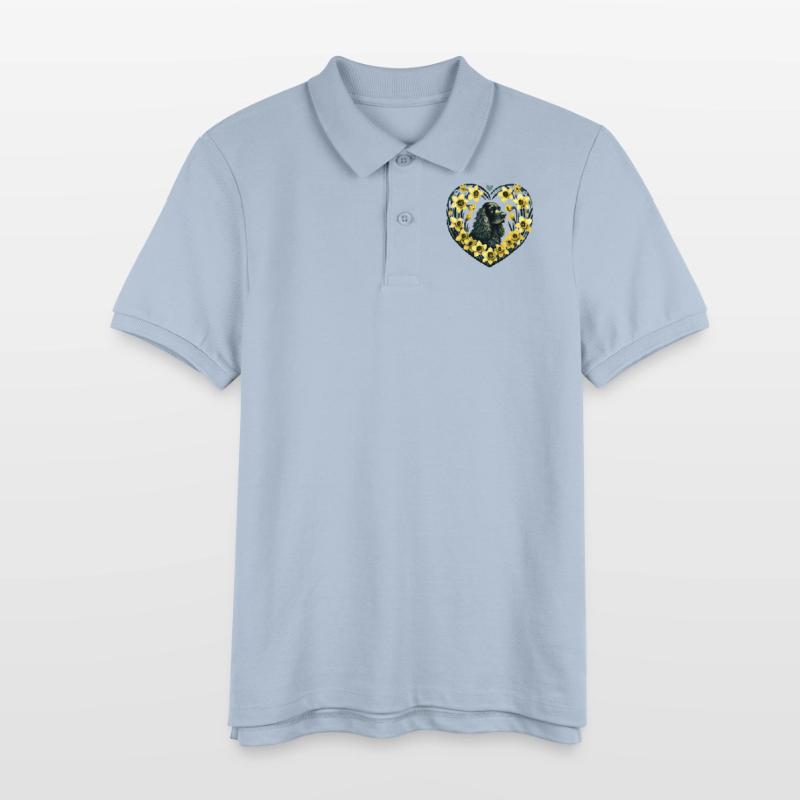 Cocker noir Polo bio MINI SPRINTER Stanley/Stella Ado