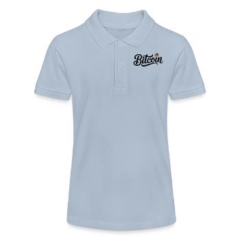 Bitcoin - Cool Finance Logo - Polo bio MINI SPRINTER Stanley/Stella Ado - bleu ciel - Devant