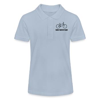 jetzt ist guter Rad teuer - Stanley/Stella Teenager Bio-Poloshirt MINI SPRINTER - sky Blue - Vorne
