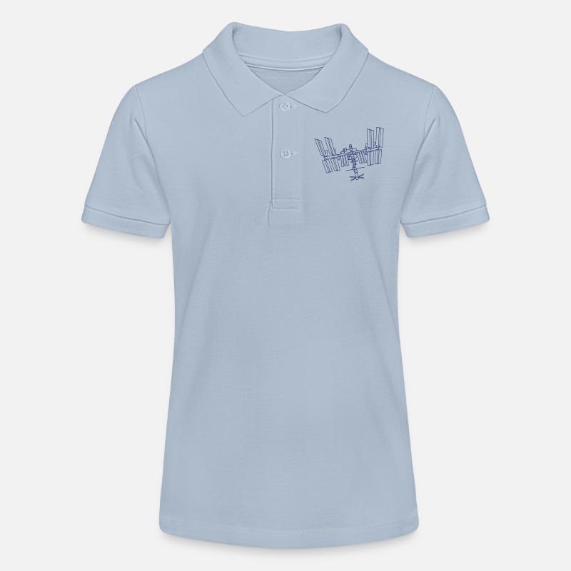 Station spatiale ISS - Polo bio MINI SPRINTER Stanley/Stella Ado - bleu ciel
