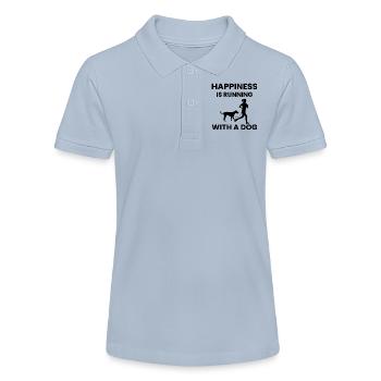 Marathon Courir Jogging - Polo bio MINI SPRINTER Stanley/Stella Ado - bleu ciel - Devant