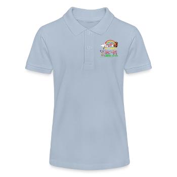 Hello Middle School Graduation Elementary School T - Stanley/Stella Teen Organic Polo Shirt MINI SPRINTER - sky blue - Front