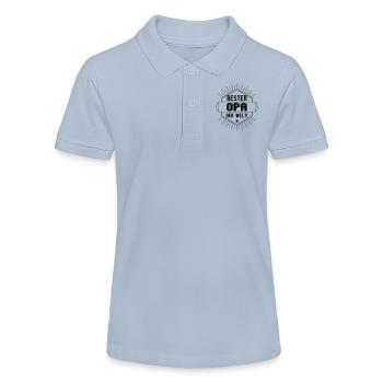 bester Opa der Welt - Stanley/Stella Teenager Bio-Poloshirt MINI SPRINTER - sky Blue - Vorne