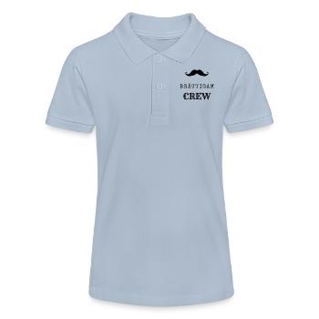 Groom CREW - Polo bio MINI SPRINTER Stanley/Stella Ado - bleu ciel - Devant