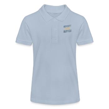 Pro-Europe Boycott USA Acheter UE - Polo bio MINI SPRINTER Stanley/Stella Ado - bleu ciel - Devant