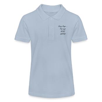 keine Dates - Stanley/Stella Teenager Bio-Poloshirt MINI SPRINTER - sky Blue - Vorne