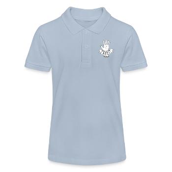 Rohübersetzung # 6 - Stanley/Stella Teenager Bio-Poloshirt MINI SPRINTER - sky Blue - Vorne