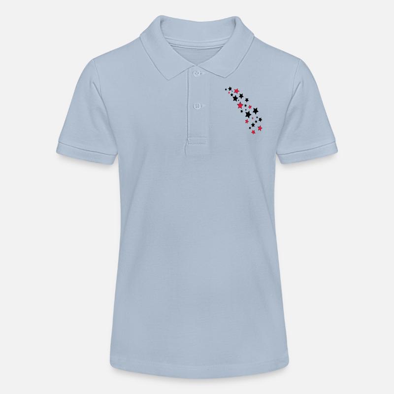 étoiles errant - Polo bio MINI SPRINTER Stanley/Stella Ado - bleu ciel